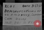 Image of demonstrations against Vietnam War London England United Kingdom, 1968, second 11 stock footage video 65675071476