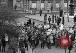 Image of demonstrations against Vietnam War London England United Kingdom, 1968, second 18 stock footage video 65675071476