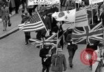 Image of demonstrations against Vietnam War London England United Kingdom, 1968, second 25 stock footage video 65675071476