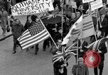 Image of demonstrations against Vietnam War London England United Kingdom, 1968, second 26 stock footage video 65675071476