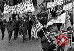 Image of demonstrations against Vietnam War London England United Kingdom, 1968, second 27 stock footage video 65675071476