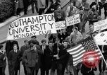 Image of demonstrations against Vietnam War London England United Kingdom, 1968, second 30 stock footage video 65675071476