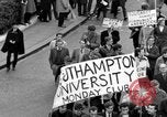 Image of demonstrations against Vietnam War London England United Kingdom, 1968, second 34 stock footage video 65675071476