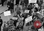 Image of demonstrations against Vietnam War London England United Kingdom, 1968, second 39 stock footage video 65675071476