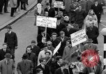 Image of demonstrations against Vietnam War London England United Kingdom, 1968, second 47 stock footage video 65675071476