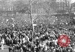 Image of British demonstrate against American involvement in Vietnam London England United Kingdom, 1968, second 5 stock footage video 65675071477