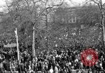 Image of British demonstrate against American involvement in Vietnam London England United Kingdom, 1968, second 17 stock footage video 65675071477