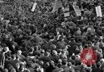 Image of British demonstrate against American involvement in Vietnam London England United Kingdom, 1968, second 33 stock footage video 65675071477