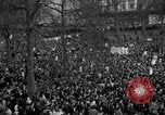 Image of British demonstrate against American involvement in Vietnam London England United Kingdom, 1968, second 52 stock footage video 65675071477
