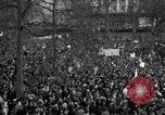 Image of British demonstrate against American involvement in Vietnam London England United Kingdom, 1968, second 56 stock footage video 65675071477