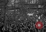 Image of British demonstrate against American involvement in Vietnam London England United Kingdom, 1968, second 57 stock footage video 65675071477
