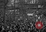 Image of British demonstrate against American involvement in Vietnam London England United Kingdom, 1968, second 58 stock footage video 65675071477