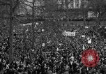 Image of British demonstrate against American involvement in Vietnam London England United Kingdom, 1968, second 59 stock footage video 65675071477