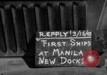 Image nouveau dock Manille Philippines, 1945, de la seconde 5 séquences d'archives historiques vidéo 65675071479