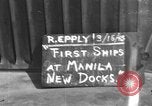 Image of new dock Manila Philippines, 1945, second 1 stock footage video 65675071480