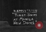 Image of new dock Manila Philippines, 1945, second 3 stock footage video 65675071480