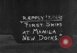 Image of new dock Manila Philippines, 1945, second 5 stock footage video 65675071480