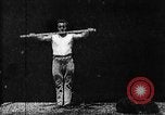Image of Athlete exercising West Orange New Jersey USA, 1894, second 4 stock footage video 65675071487