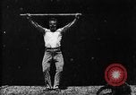 Image of Athlete exercising West Orange New Jersey USA, 1894, second 16 stock footage video 65675071487