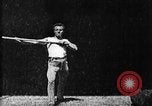 Image of Athlete exercising West Orange New Jersey USA, 1894, second 25 stock footage video 65675071487