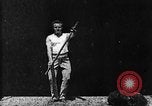 Image of Athlete exercising West Orange New Jersey USA, 1894, second 37 stock footage video 65675071487
