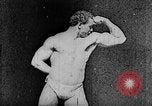 Image of Eugen Sandow West Orange New Jersey USA, 1894, second 13 stock footage video 65675071488
