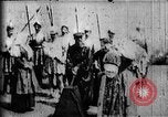 Image of fictional recreation of Mary Queen Scots death West Orange New Jersey USA, 1895, second 3 stock footage video 65675071506