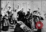 Image of fictional recreation of Mary Queen Scots death West Orange New Jersey USA, 1895, second 8 stock footage video 65675071506
