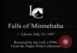 Immagine di Cascate Minnehaha Minneapolis Minnesota USA, 1897, secondo 5 filmato di repertorio 65675071527