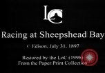 Image of Racing at Sheepshead Bay New York United States USA, 1897, second 3 stock footage video 65675071536