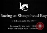 Image of Racing at Sheepshead Bay New York United States USA, 1897, second 4 stock footage video 65675071536