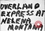 Image of Northern Pacific Overland Express Helena Montana USA, 1897, second 1 stock footage video 65675071540