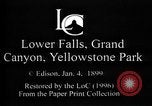 Immagine di Le cascate Inferiori Wyoming United States USA, 1897, secondo 3 filmato di repertorio 65675071543