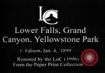 Immagine di Le cascate Inferiori Wyoming United States USA, 1897, secondo 4 filmato di repertorio 65675071543