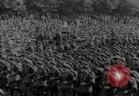 Image of German troops parade for Crown Prince Wilhelm Germany, 1933, second 5 stock footage video 65675071546