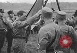 Image of Adolf Hitler in Nazi rally at Zeppelin Field in Nuremberg Germany, 1933, second 9 stock footage video 65675071551