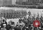 Image of Adolf Hitler in Nazi rally at Zeppelin Field in Nuremberg Germany, 1933, second 19 stock footage video 65675071551