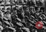 Image of Adolf Hitler in Nazi rally at Zeppelin Field in Nuremberg Germany, 1933, second 22 stock footage video 65675071551
