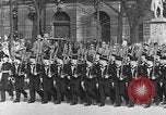 Image of Adolf Hitler in Nazi rally at Zeppelin Field in Nuremberg Germany, 1933, second 27 stock footage video 65675071551