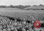 Image of Adolf Hitler at rally with German Storm troopers Germany, 1933, second 15 stock footage video 65675071554