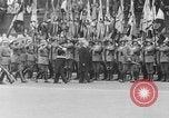 Image of Adolf Hitler at rally with German Storm troopers Germany, 1933, second 60 stock footage video 65675071554