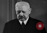 Image of Paul von Hindenburg re-elected President of Germany Germany, 1932, second 5 stock footage video 65675071557