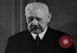 Image of Paul von Hindenburg re-elected President of Germany Germany, 1932, second 6 stock footage video 65675071557