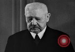 Image of Paul von Hindenburg re-elected President of Germany Germany, 1932, second 7 stock footage video 65675071557