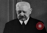 Image of Paul von Hindenburg re-elected President of Germany Germany, 1932, second 8 stock footage video 65675071557