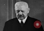 Image of Paul von Hindenburg re-elected President of Germany Germany, 1932, second 12 stock footage video 65675071557