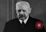 Image of Paul von Hindenburg re-elected President of Germany Germany, 1932, second 13 stock footage video 65675071557