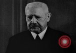 Image of Paul von Hindenburg re-elected President of Germany Germany, 1932, second 14 stock footage video 65675071557