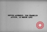Standbild USS Franklin Hawaii USA, 1945, aus Sekunde 3 historischem Filmmaterial Videoclip 65675071579