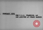 Standbild USS Franklin Hawaii USA, 1945, aus Sekunde 20 historischem Filmmaterial Videoclip 65675071579